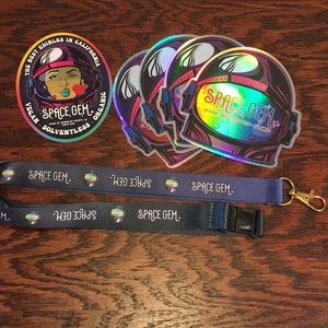 420 promo sticker and lanyard bundle
